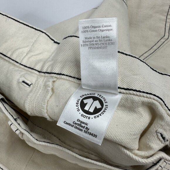 Everlane Women’s‎ NWT ECRU The Gardner Jean Wide-Leg Denim Pant W23-24.25/L24.75 - Picture 8 of 14